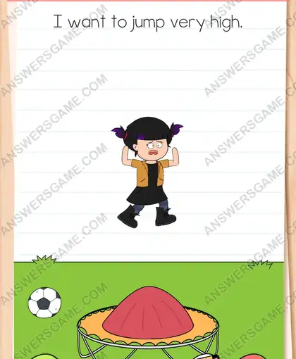 I want to jump very high. Brain Test 4 Level 258