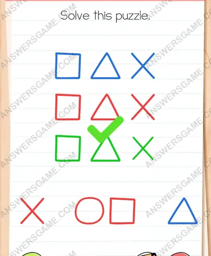 Solve this puzzle. Brain Test 4 Level 302