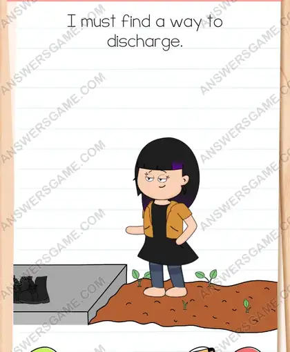 I must find a way to discharge. Brain Test 4 Level 31