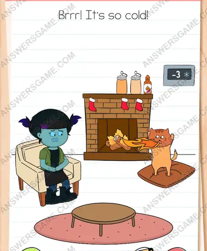 Brrr! It's so cold. Brain Test 4 Level 38