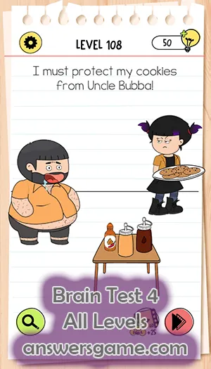 Brain Test 4. All Levels Answers 1