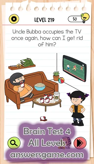 Brain Test 4. All Levels Answers 3