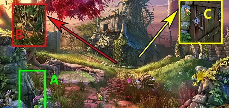 Lost Lands 8: Sand Captivity walkthrough. Puzzle 1