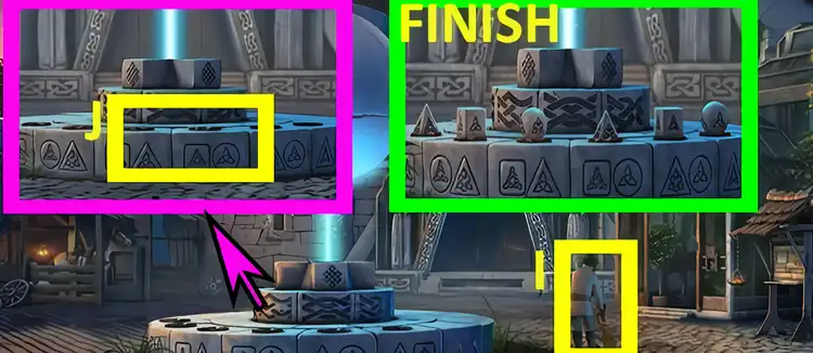 Lost Lands 8: Sand Captivity walkthrough. Puzzle 105