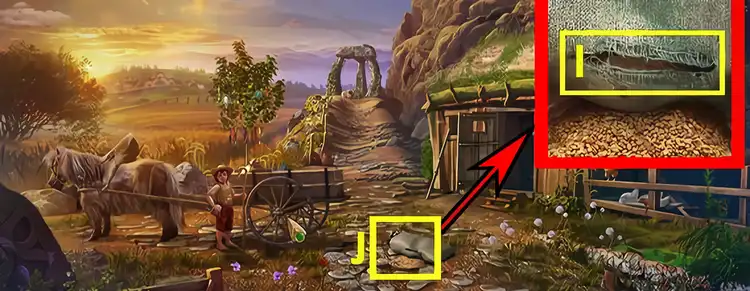 Lost Lands 8: Sand Captivity walkthrough. Puzzle 12