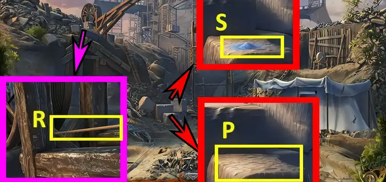 Lost Lands 8: Sand Captivity walkthrough. Puzzle 123