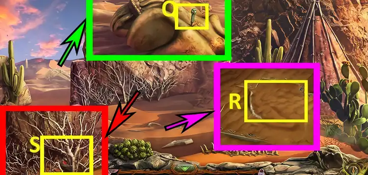 Lost Lands 8: Sand Captivity walkthrough. Puzzle 164