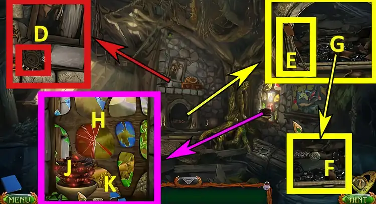 Lost Lands 8: Sand Captivity walkthrough. Puzzle 2