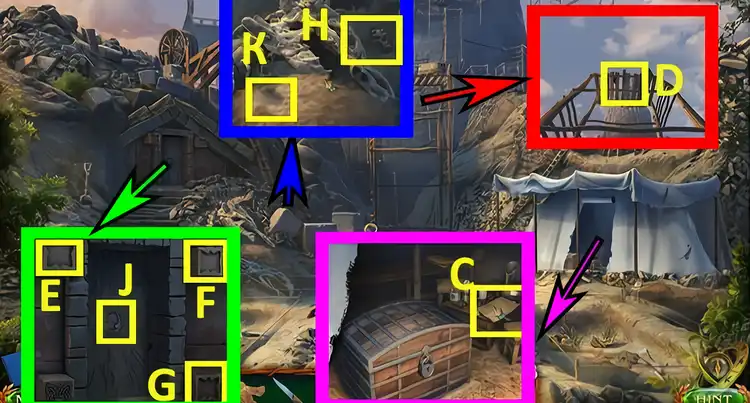 Lost Lands 8: Sand Captivity walkthrough. Puzzle 21