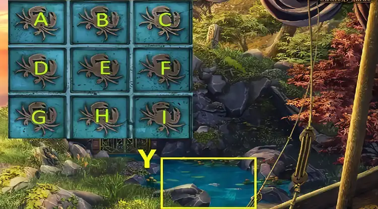 Lost Lands 8: Sand Captivity walkthrough. Puzzle octopus pattern