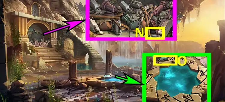 Lost Lands 8: Sand Captivity walkthrough. Puzzle 87