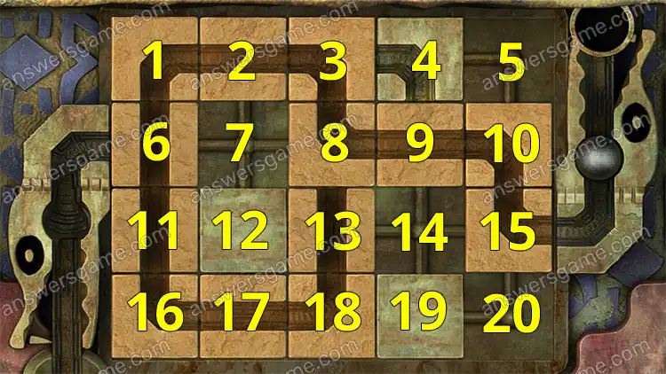 Lost Lands 8: Sand Captivity walkthrough. Puzzle ball 1