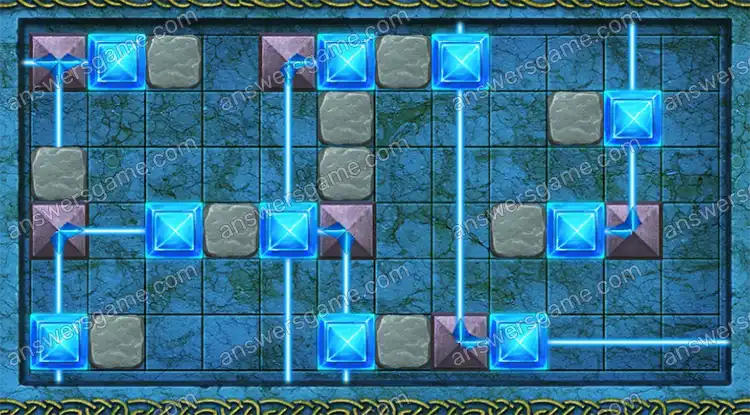 Lost Lands 8: Sand Captivity walkthrough. Puzzle blue stones