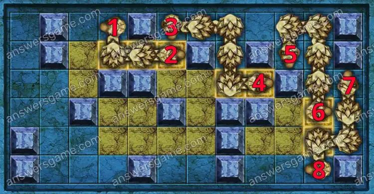 Lost Lands 8: Sand Captivity walkthrough. Puzzle chains