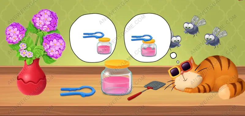 Help Muffin sleep peacefully. Pet's Riddles Level 5