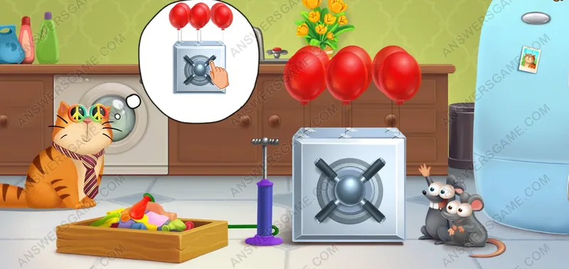 Remove the safe. Pet's Riddles Level 84