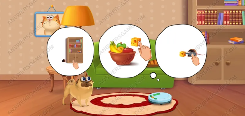 Who is faster. Pet's Riddles Level 54