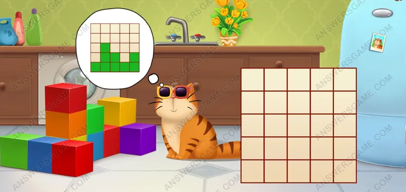 What is Muffin seeing. Pet's Riddles Level 63