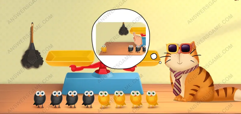 Choose 5 yellow birds. Pet's Riddles Level 81