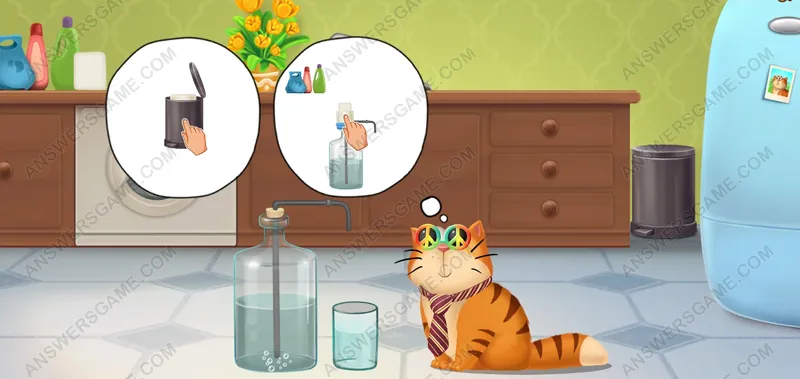 Dale agua a Muffin. Pet's Riddles Nivel 96