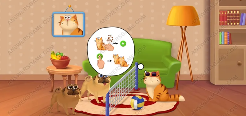 Make the game fair. Pet's Riddles Level 51