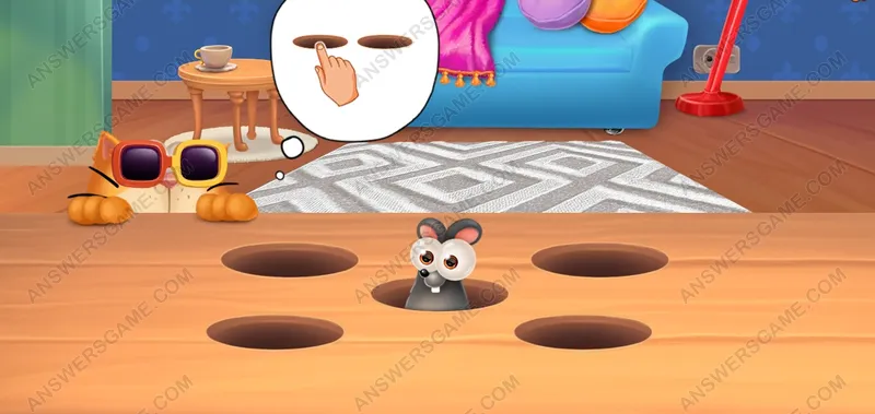 Catch the mouse. Pet's Riddles Level 49