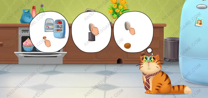 Dessert needs a nut. Pet's Riddles Level 118