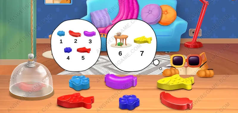 Make all buttons pressed down. Pet's Riddles Level 40