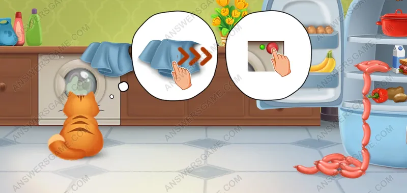 Catch the mice. Pet's Riddles Level 105