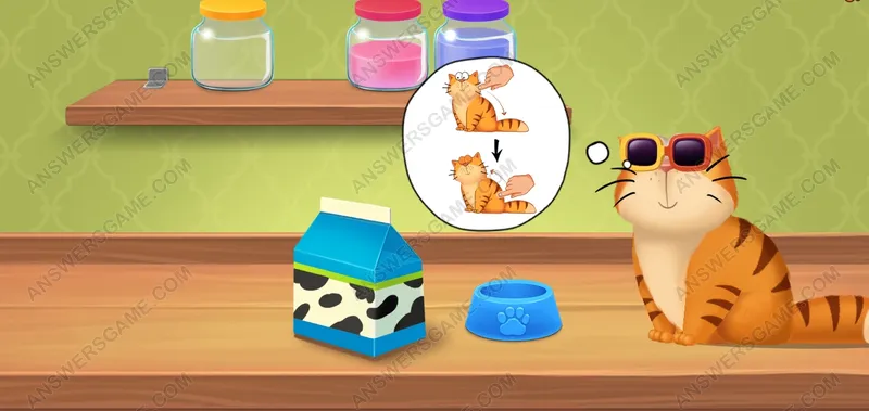 Make Muffin happy. Pet's Riddles Level 33