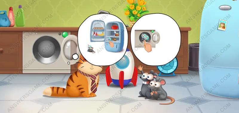 Prepare mice for flight. Pet's Riddles Level 74