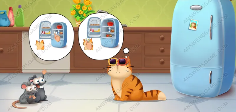 Help Muffin scare the mice. Pet's Riddles Level 42