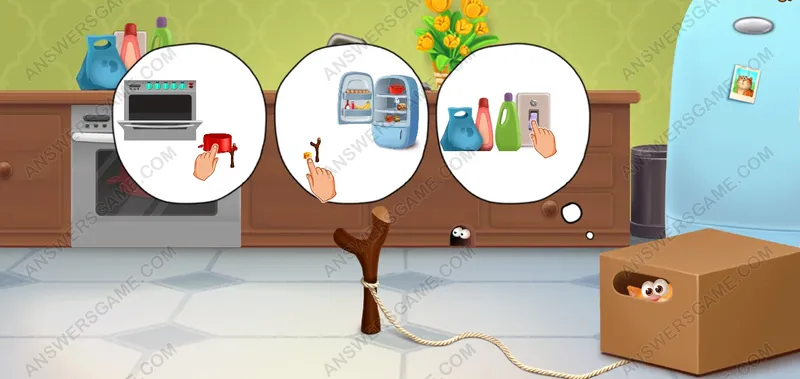 Catch the mouse. Pet's Riddles Level 10