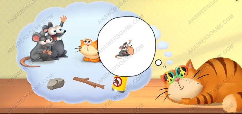 Ayuda a Muffin a dormir tranquilo. Pet's Riddles Nivel 97