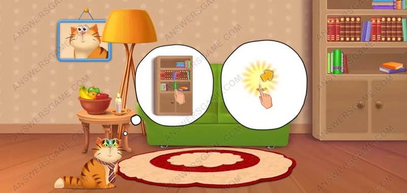 Where is the treasure hidden. Pet's Riddles Level 119