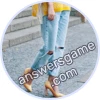 Trivia Spin Level 154 Boyfriend jeans