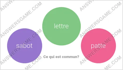 Réponse au jeu « Mot Imposteur » niveau 4 puzzle 8