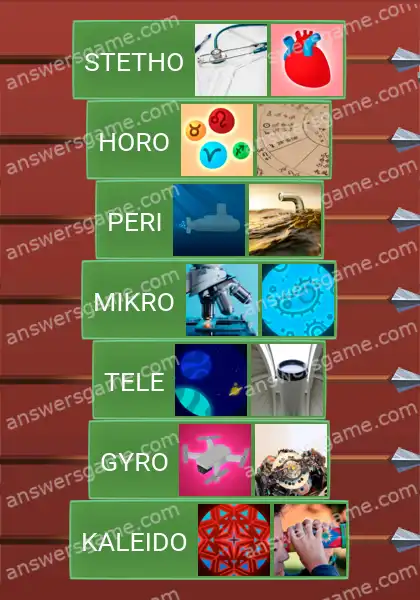 Lösungen für Word Logic Schloss 1 skop