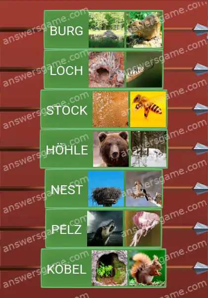 Lösungen für Word Logic Schloss 1 Die Wohnorte