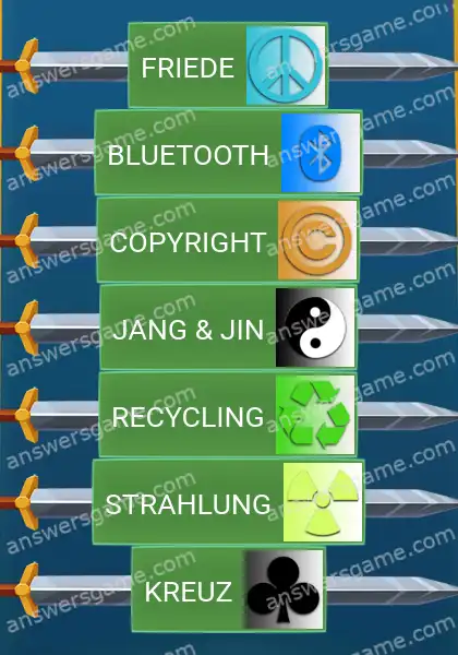 Lösungen für Word Logic Schloss 1 Ich sah das Zeichen