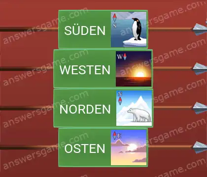 Lösungen für Word Logic Schloss 1 Kompass