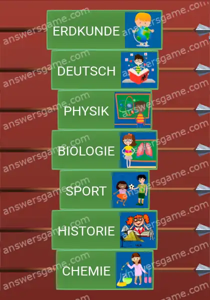 Lösungen für Word Logic Schloss 1 In der Schule