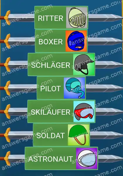 Lösungen für Word Logic Schloss 1 Pass auf deinen Kopf auf