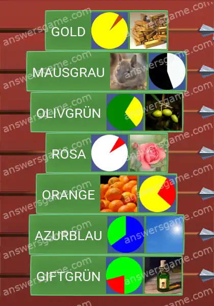 Lösungen für Word Logic Schloss 2 Farbenmischung