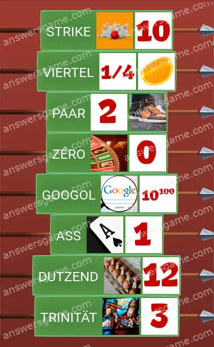 Lösungen für Word Logic Schloss 2 Numerologie