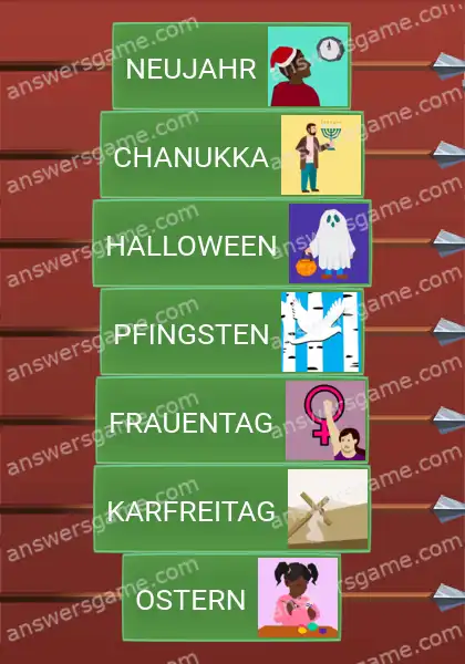 Lösungen für Word Logic Schloss 2 Feierliche Stimmung