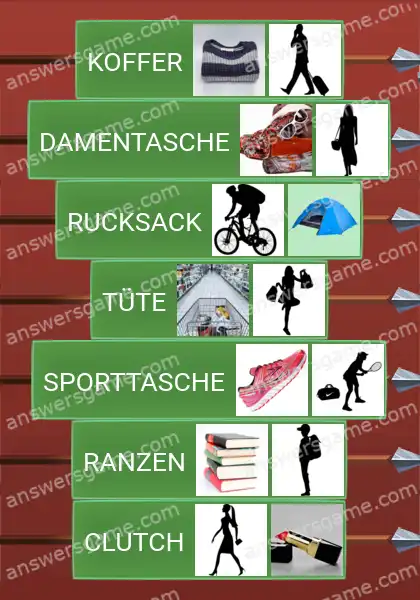 Lösungen für Word Logic Schloss 2 Taschen