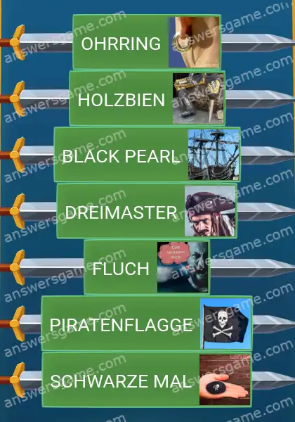 Lösungen für Word Logic Schloss 2 Echter Pirat