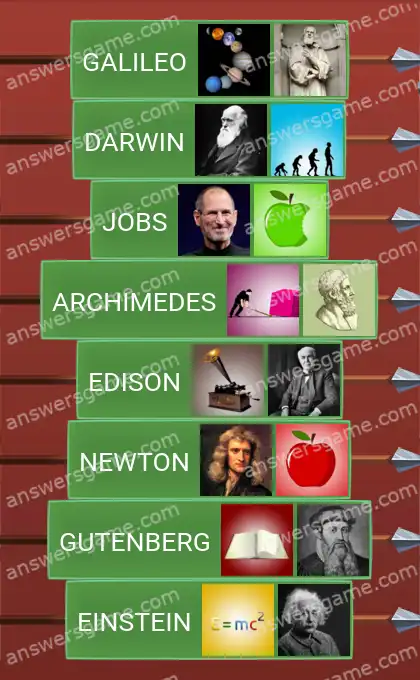 Lösungen für Word Logic Schloss 2 Erfinder