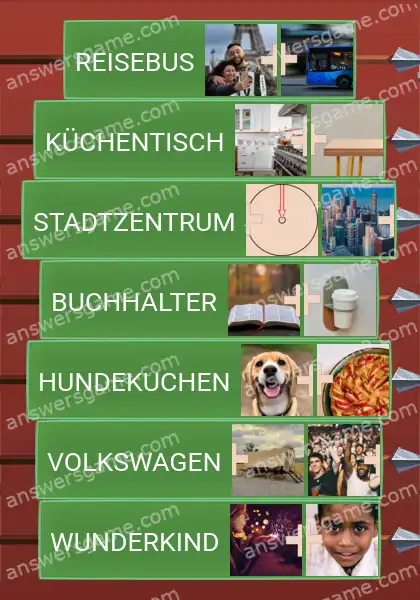 Lösungen für Word Logic Schloss 2 Zusammensetzungen